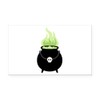 CafePress Witch Cauldron Rectangle Car Bumper Magnet