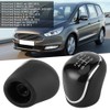 Gear knob, gear knob, comfortable plastic and leather, 6 gears
