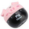 BuyWeek Kitchen Timer, Cute Cartoon Pig Mechanical Timer, Egg Timer,