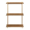Kate and Laurel Dominic Modern Metal Bathroom Shelf, 20 x
