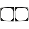 ZYAMY 2pcs 120mm Black Antivibration Rubber Fan Gasket 120 x