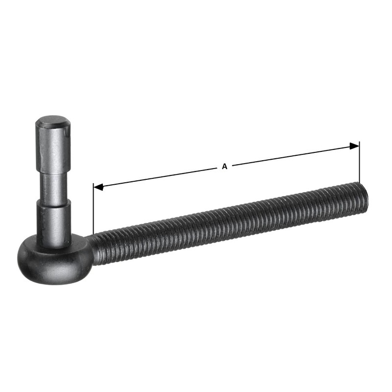 Pollmann® Baubeschläge 1121133 K Screw Through Hook, Arbor, Diameter 13