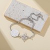 TEAMER Adjustable Tetragrammaton Witch Knot Bracelet Stainless Steel Double Amulet
