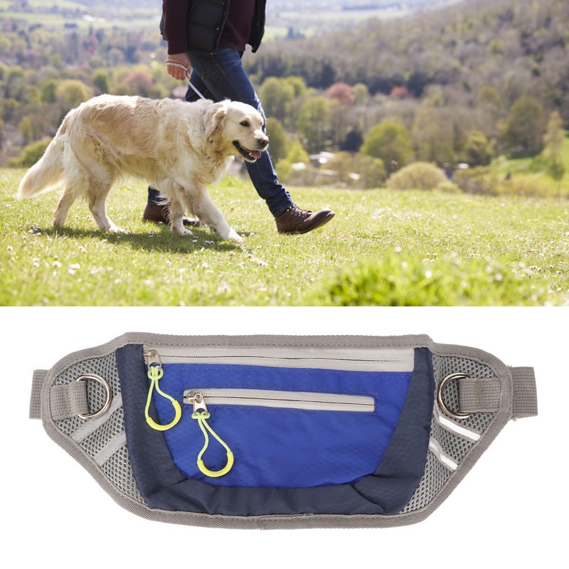 Dog Treat Training Pouch Nylon Multifunction Reflective Strip Pet Treat