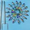 Generic Shirem Magical Metal Windmill, Kinetic Wind Sculptures & Spinners,