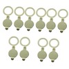 WHAMVOX 5sets Peep Hole Covers for Door Apartment Essentials Peephole