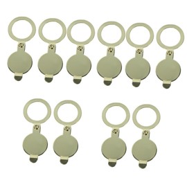 WHAMVOX 5sets Peep Hole Covers for Door Apartment Essentials Peephole Cover for Inside Door 2pcs*5