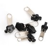 12Pcs Black Universal Instant Fix Zipper Repair Kit Replacement Zip