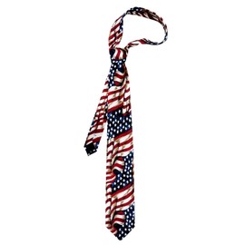 UETLRO Men's Patriotic Neckties American Flag Ties 3.27" (8.3CM) USA Flag Ties For Men