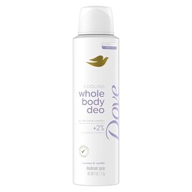 Dove Dove Whole Body Deo Aluminum Free Invisible Spray Deodorant Coconut & Vanilla for 72h Odor Control 4 oz