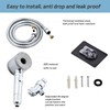 10-Function High Pressure Handheld Shower Head with Filter Built-in Pause