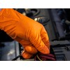 Heavy Duty Super Strong Orange Grip Nitrile Gloves PF 8
