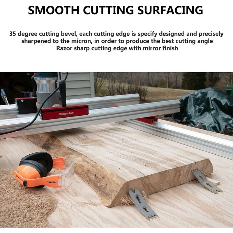 SpeTool Spoilboard Surfacing Router Bit, 1/2 inch Shank 2.5 inch