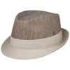 LIERYS Twotone Trilby Fabric Hat - Elegant Sun Hat -