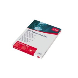 Nobo Overhead Projector Film Colour Laser A4 - Pack of 50