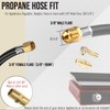 VIEAUBE 4 Feet Propane Regulator Hose for Grill Regulator Replacement