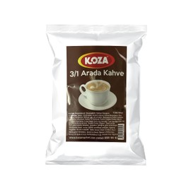 KOZA 3-in-1 Kaffee Getränkepulver 500gr | Getränkepulver aus löslichem Bohnenkaffee | Türkischer Kaffee | mit Kaffeeweißer und Zucker | pulverkaffee | instant kaffee | kaffeepulver | Kahve