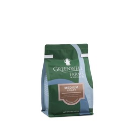 Greenwell Farms 100% Hawaiian Kona Coffee - Medium Roast, Whole Bean, 8oz