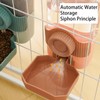 Chebet Automatic Gravity Pet Feeder Water Dispenser with Adjustable Hanging