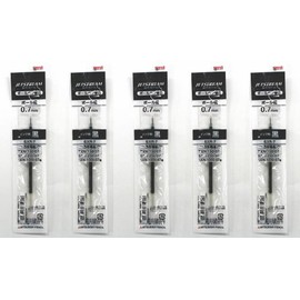 Uni-Ball Jetstream Fine Point Roller Ball Pens Refills for Standard Pen Type- 0.7mm- Black Ink / Total 10Refills Set