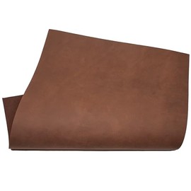 Lederreste - Vorgeschnittene DIY Blätter für Handwerk und Hobby in verschiedenen Größen. Crazy Horse gewachstes Leder (Braun Irm, A3 29.7 x 42 cm)