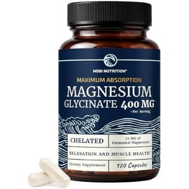 Nobi Nutrition Glicinato de Magnesio 400 Mg