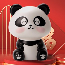 ITUBLE Dancing Panda Bobbleheads Car Dashboard Decorations Accessories Interior for Men Women, Cute Solar Bobble Heads Bobblehead Figure Ornaments Decor for Car Window