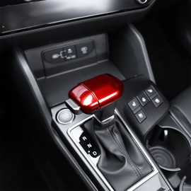 Amzcar Premium Car Gear Shift Knob Cover Compatible with Kia Sportage 2026 K4 2024-2026 Accessories, Heat-Resistant Anti-Fade & Shock Absorption (Red)