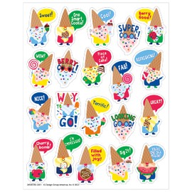 Eureka Dessert Gnomes Candy Scented Stickers, Pack of 80