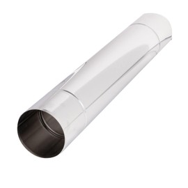 Stove Pipe 2.36" Chimney Pipe Thicken Stainless Steel Solowilder Chimney Cap Wood Stove Flue Extend 14" (7 pcs)