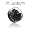 ZEJIA 10pcs Small Travel Containers, Black Sample Containers with Screw