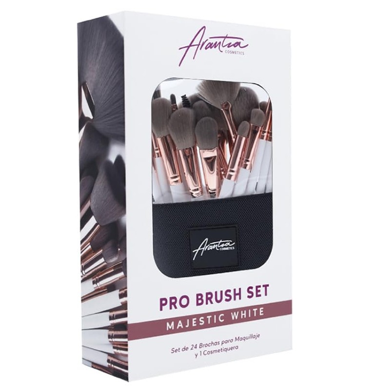 SET DE 24 BROCHAS PROFESIONALES | MAJESTIC WHITE | SOFT
