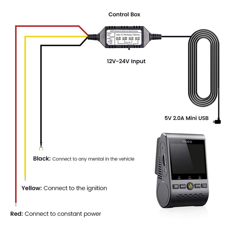 VIOFO HK3 Acc Hardwire Kit for A129, A129 Plus, A129