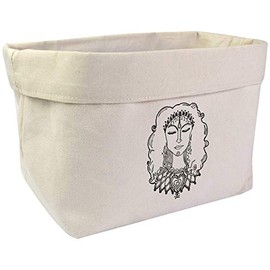 Large 'Spiritual Woman' Canvas Organiser/Storage Bag (OR00005363)