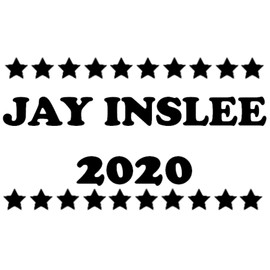 Jay Inslee 2020 25 Pcs Stickers Pack 2.25 x 1.25 in Democrat Election Vote