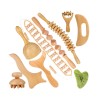 10-in-1 Wood Therapy Massage Tools – Lymphatic Drainage Massager Maderoterapia