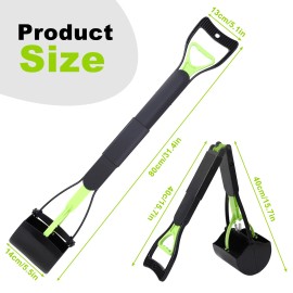 Unbranded 32'' Pooper Scooper Dog Cat Waste Clean Pet Scoop Animal Pick Up Jumbo Green