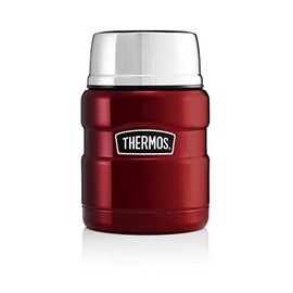Thermos 184807 Stainless King Food Flask, Cranberry Red, 0.47 L
