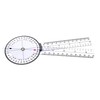 Goniometer Transparent Orthopedic Angle Ruler Plastic Goniometer 360 Degree for
