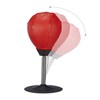 Relaxdays 10022328 Punchingball Tisch, Boxbirne Schreibtisch, Büro Punching Ball, Anti