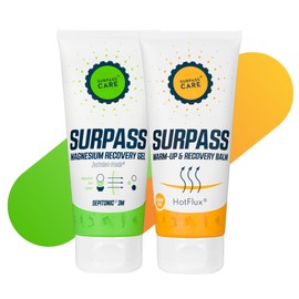 Surpass Recovery Bundle for Athletes | Effective Muscle Support After Activity | Magnesium Gel & Warm-Up Balm (2x200ml)