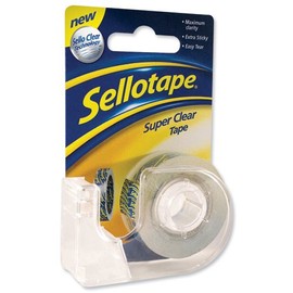 Sellotape Super Clear Tape Roll Extra-sticky 18mmx15m Ref 1443329 (Pack of 6)
