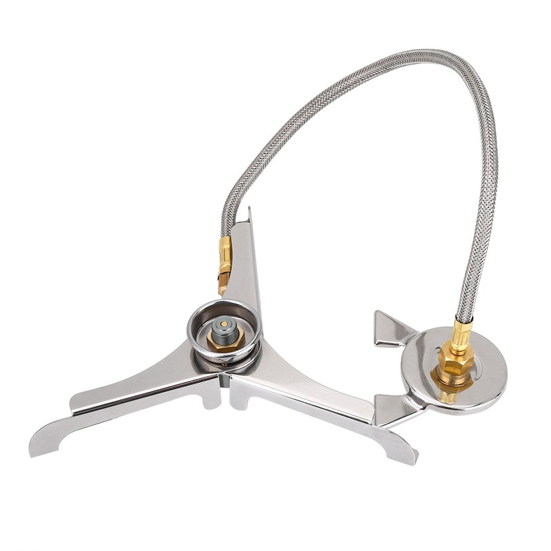 Outdoor Mini Stove Burner Converter Long Cylinder Tank Gas Adapter