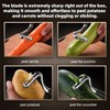Swivel Vegetable Peeler，stainless steel flat peeler