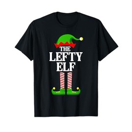 Lefty Elf Family Matching Group Funny Christmas T-Shirt