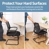 Ezprotekt Adjustable 2 Inch Chair Risers with Screw Clamp, Heavy