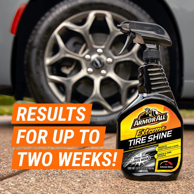 Armor All Extreme Tire Shine Spray , Tire Cleaner and