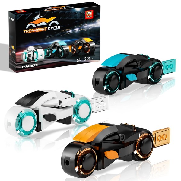 AobiKSEY AobiKSEY TRON Legacy Building Set - Light Cycle Collectible