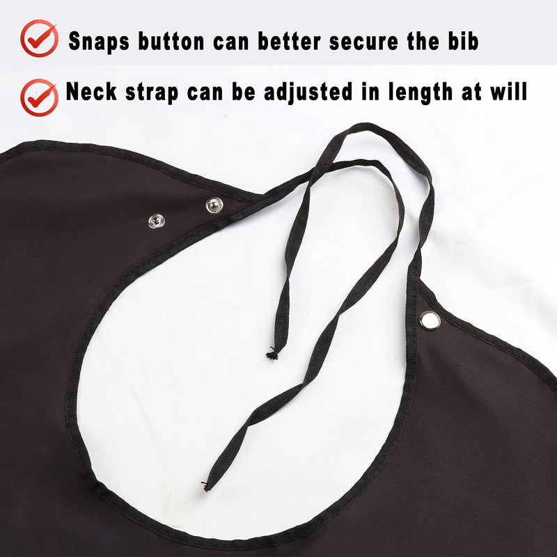 BWWKTOP Sloppy Bi*ch Adult Bibs With Crumb Catcher Gag Bib