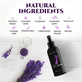 605Products - Fresh Lavender Air Freshener - Room Spray for Home, Bathroom, and Bedroom - Long Lasting Odor Eliminator with Essential Oils and Natural Ingredients - Home Fragrance Essential - 2 Pack